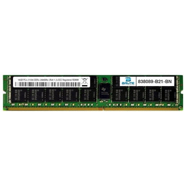 16GB PC3-12800 DDR3-1600Mhz 2Rx4 1.5v ECC Registered RDIMM Equivalent to OEM PN # 672612-081 Brute Networks 672612-081-BN 
